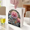(US Only)Flowers DIY Diamond Painting Napkin Holder Kit Unique Gift for Friends Family