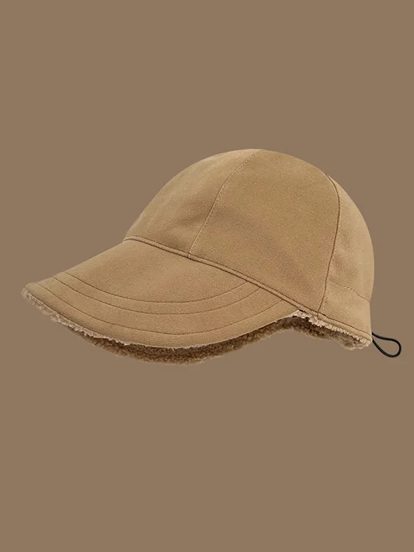 Casual Velvet Keep Warm Bucket Hat