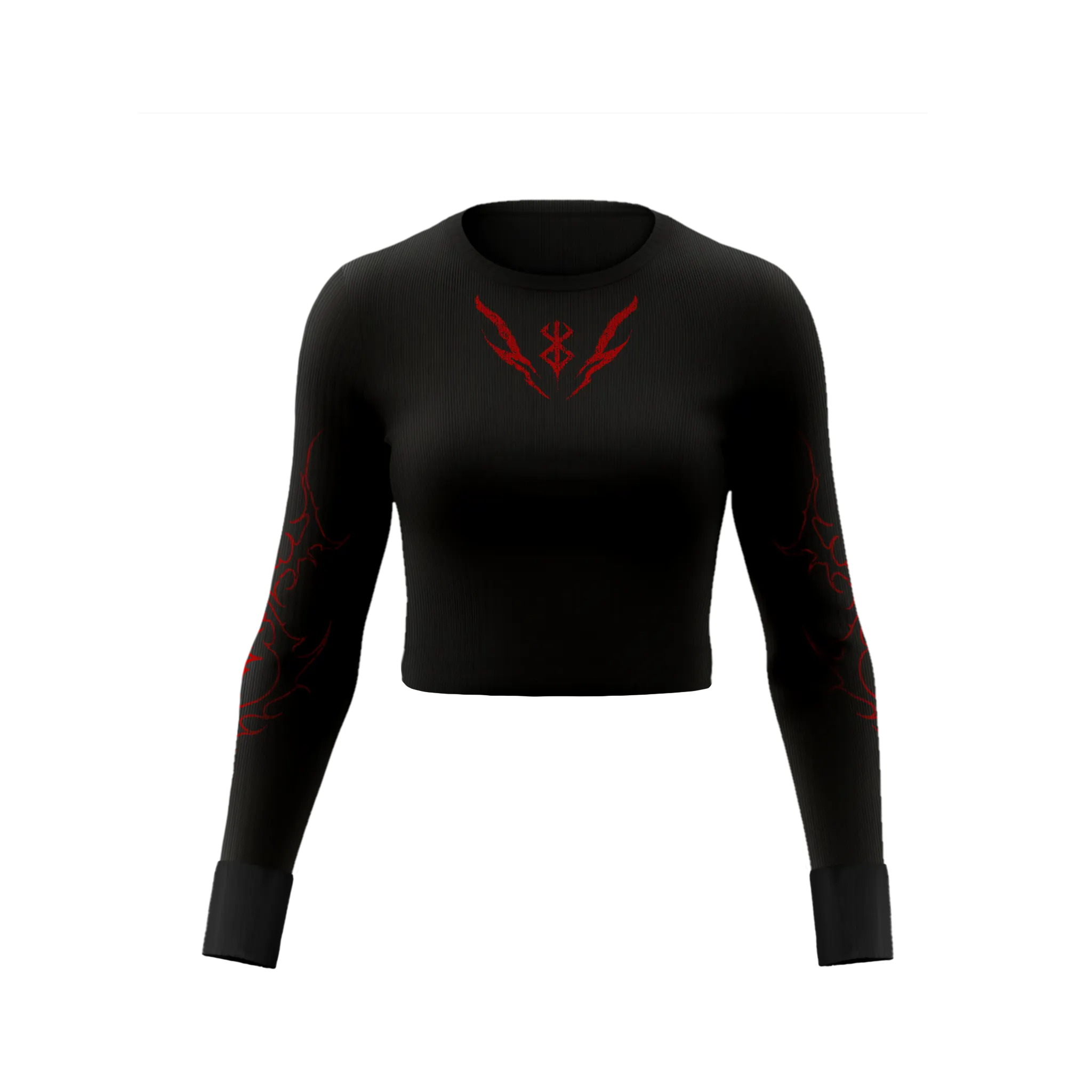 Tormented Seamless Cropped Top