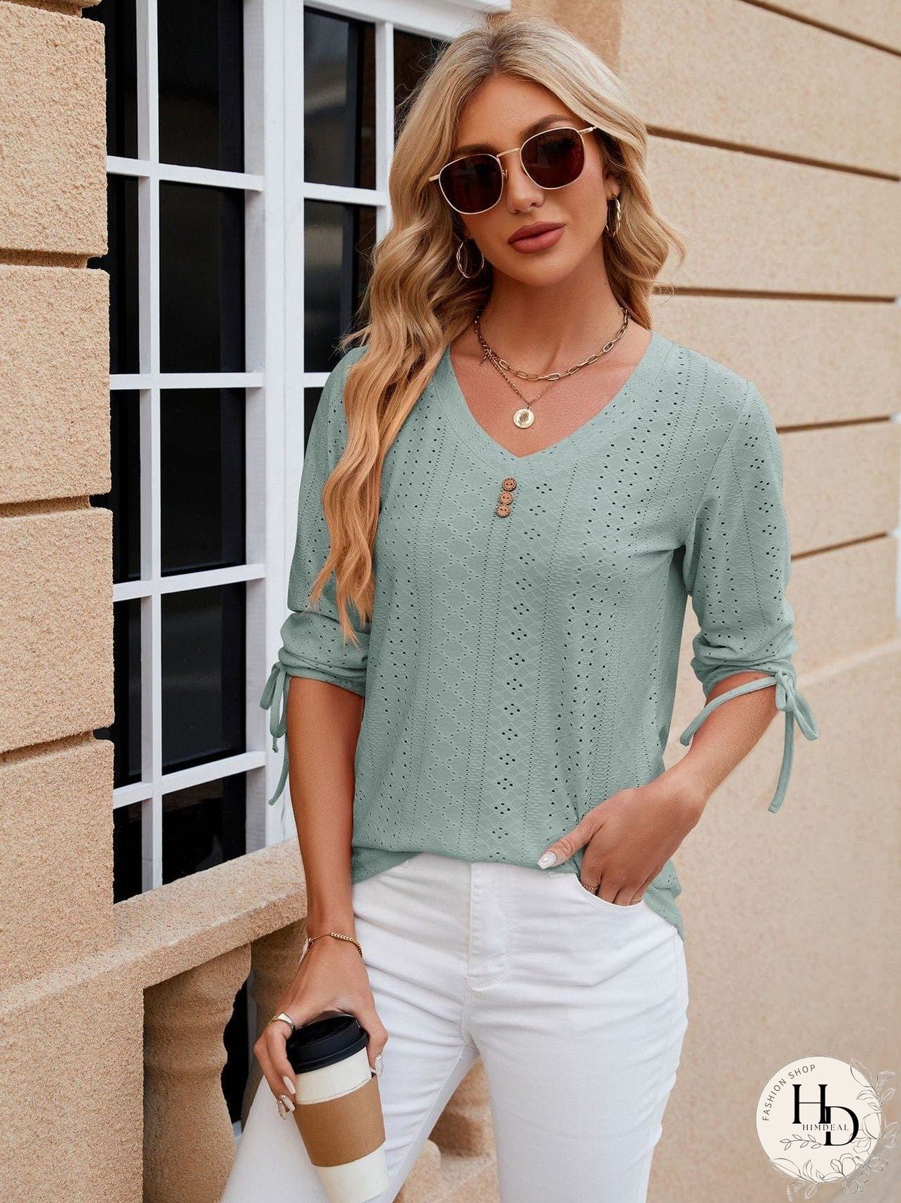 Versatile Knit Mock Neck T-Shirt