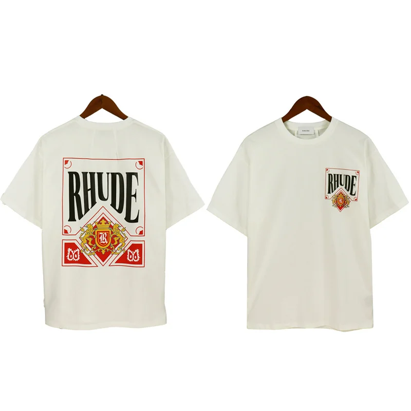 RHUDE 2023 Summer New Short Sleeve T-Shirt