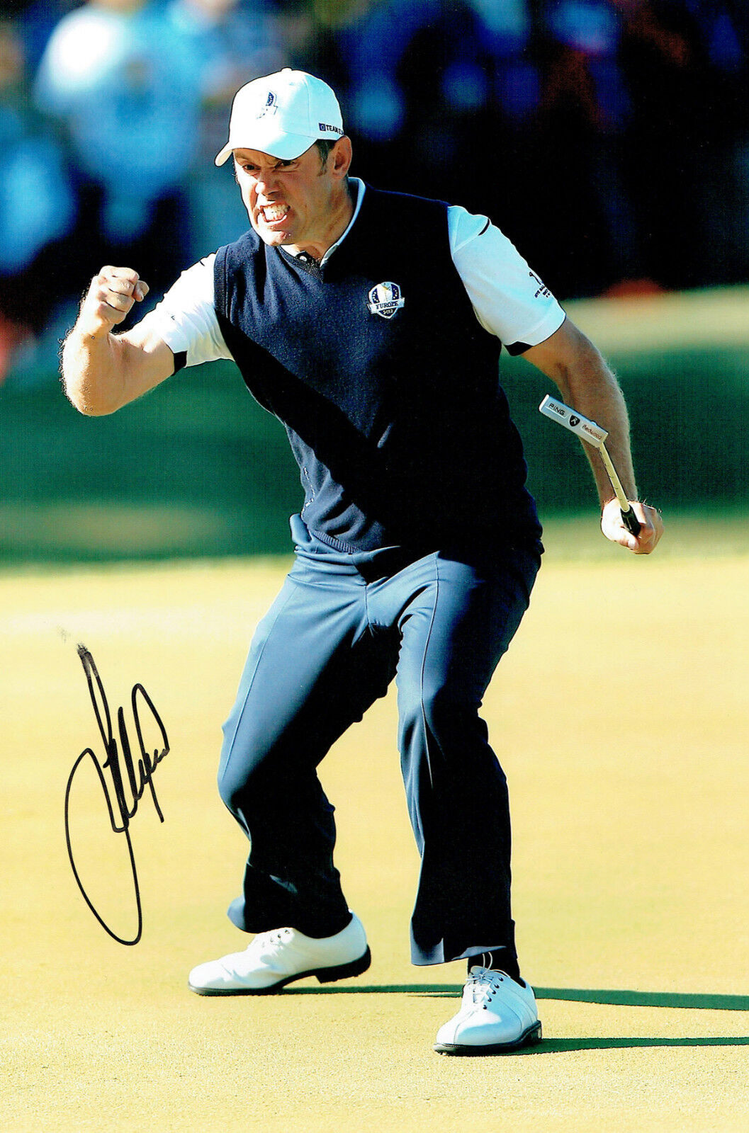 Lee WESTWOOD 12x8 Photo Poster painting Signed Autograph Ryder Cup GOLF Winner AFTAL COA