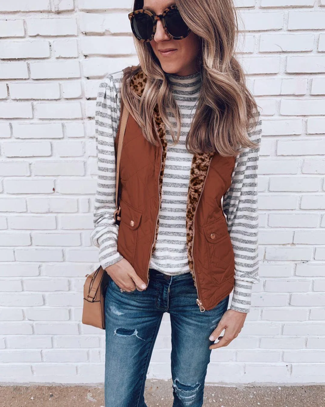 Toloer Hot Autumn And Winter Zippers Wear Both Pocket Women's Jacket Vest Vest-Outfit Ideas