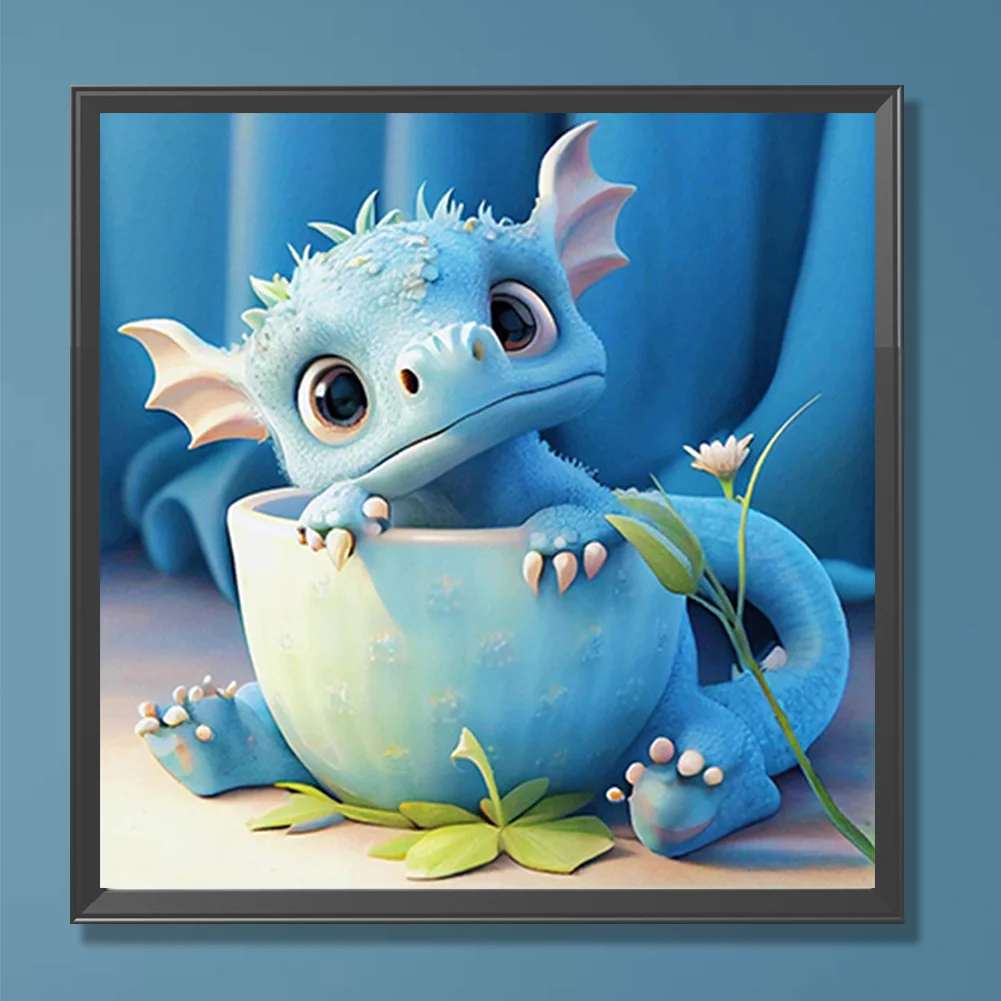 DIY Paint By Number 40*40cm - Teacup Dragon