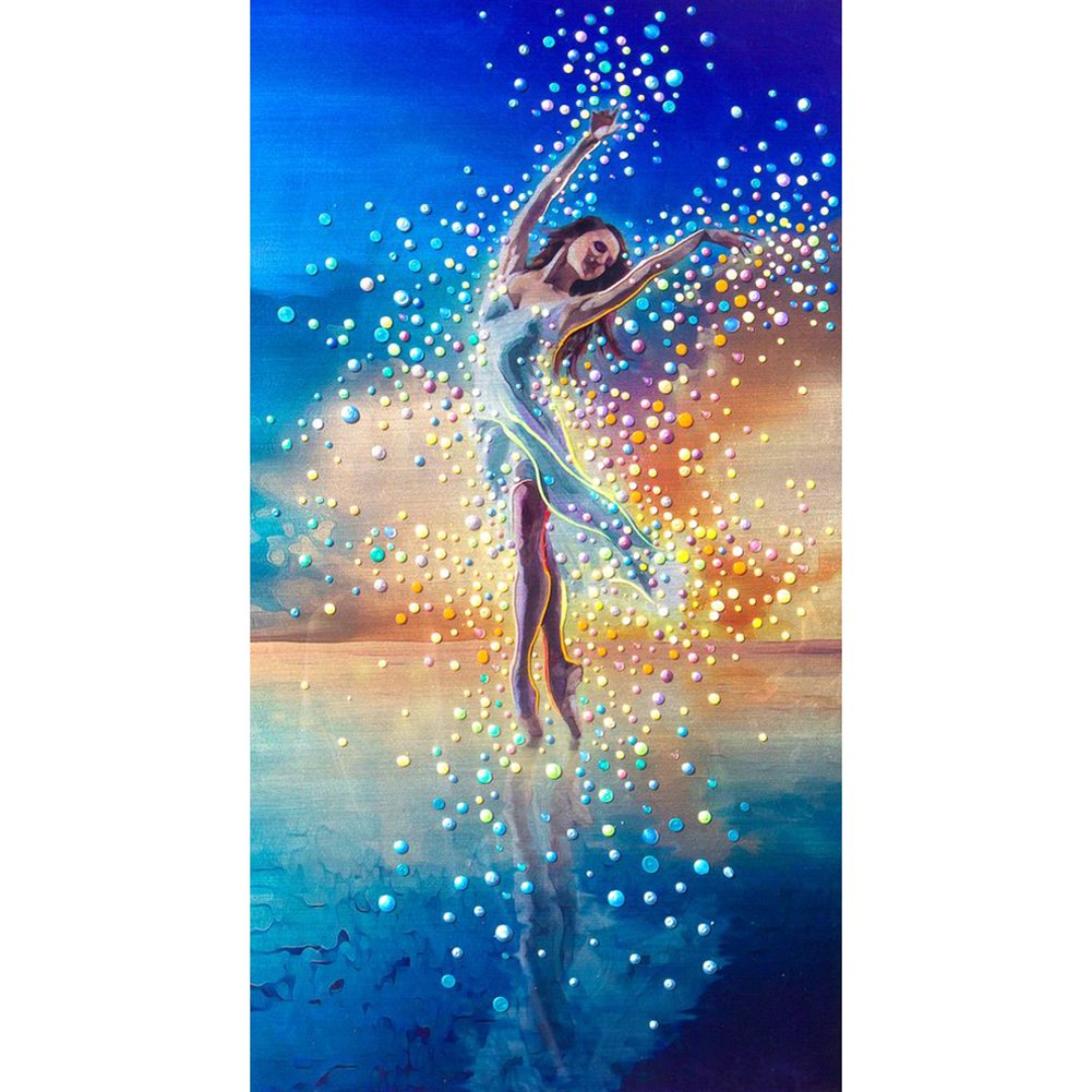 

45*85CM-Woman Shape-Special Shaped Diamond Painting, 501 Original