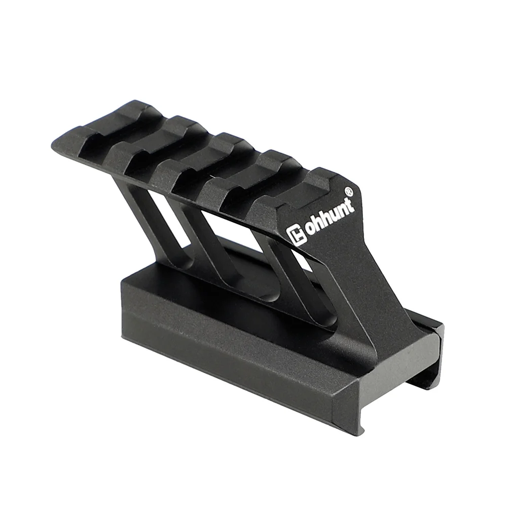 ohhunt® 1" 45 Degree See Through High Profile Picatinny Red Dot Riser Mount