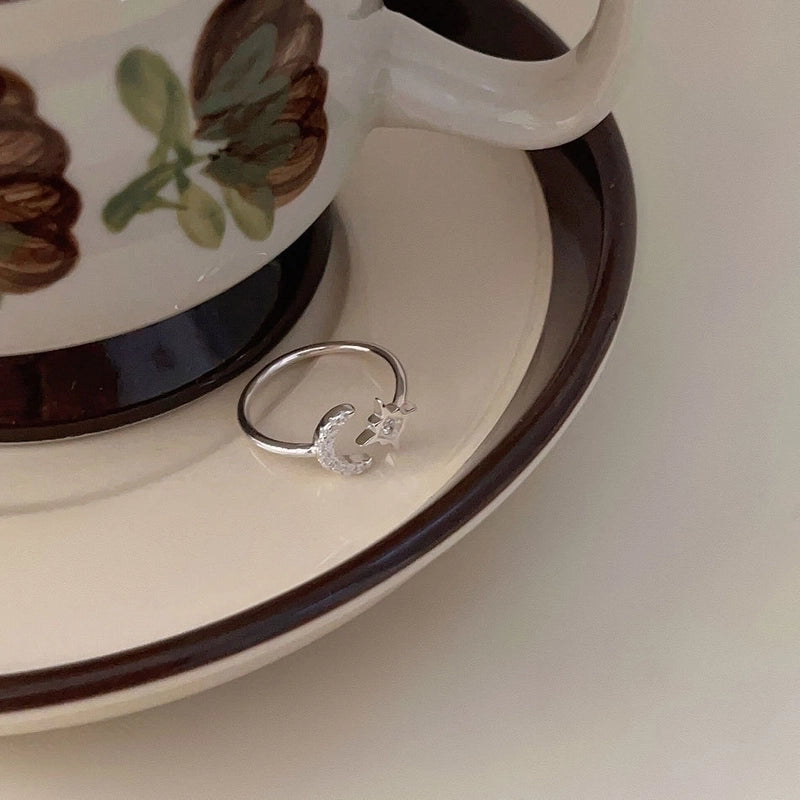 925 Sterling Silver Geometric Open Rings