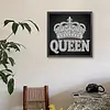 DIY Pearl Painting Crown for Home Wall Decor(25x25cm)