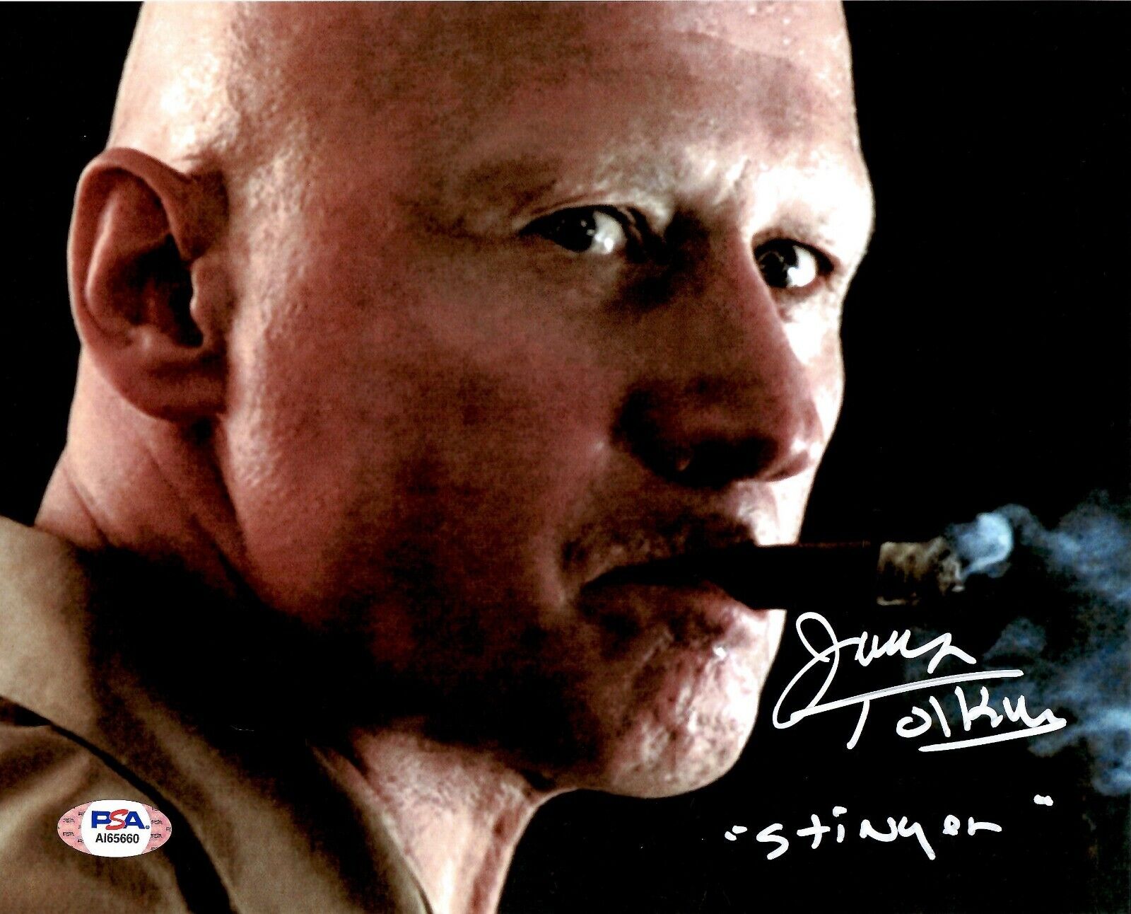 James Tolkan autographed 8x10 Photo Poster painting Top Gun PSA COA Stinger Back to the Future