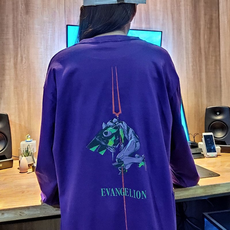 Neon Genesis Evangelion EVANGELION-01 Long Sleeve T-shirt weebmemes