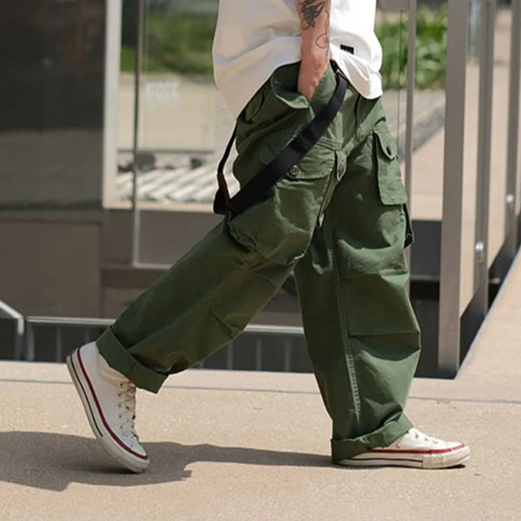 American Loose Multi-pocket Overalls