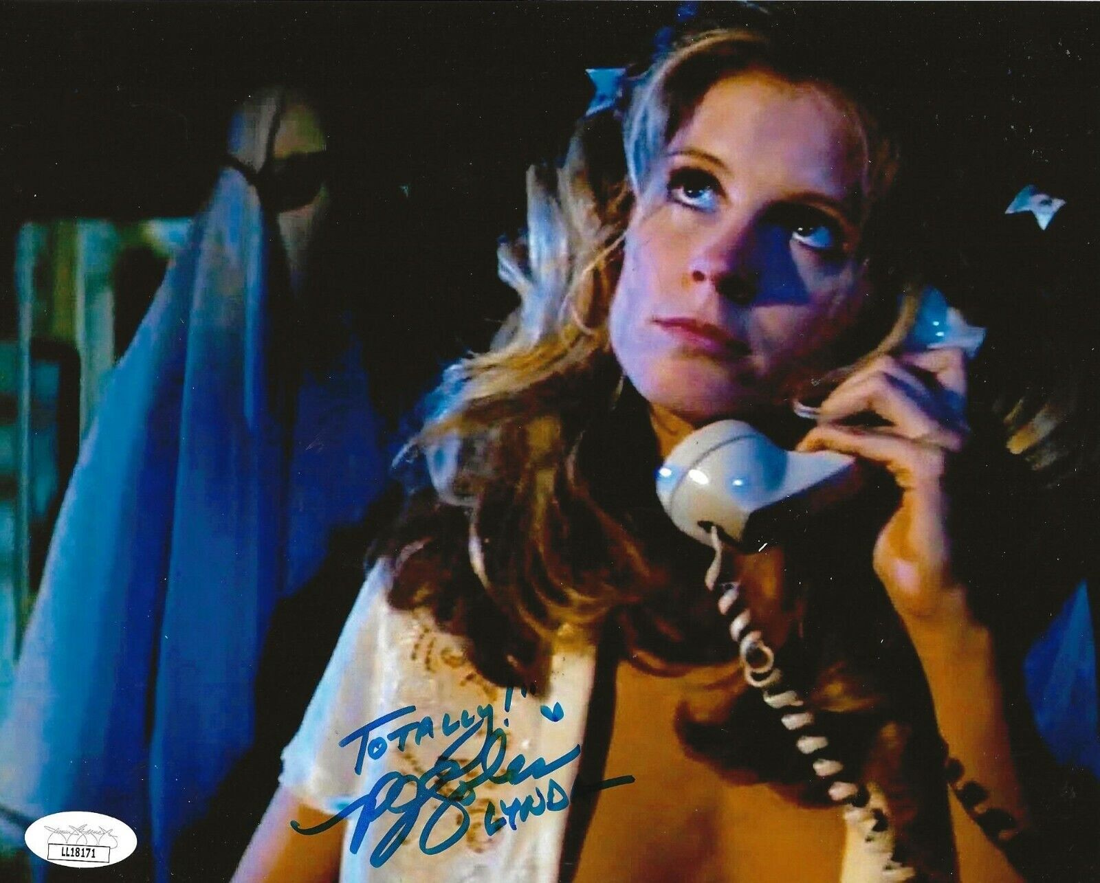 P. J. Soles signed Halloween 8x10 Photo Poster painting autographed Lynda van der Klok JSA