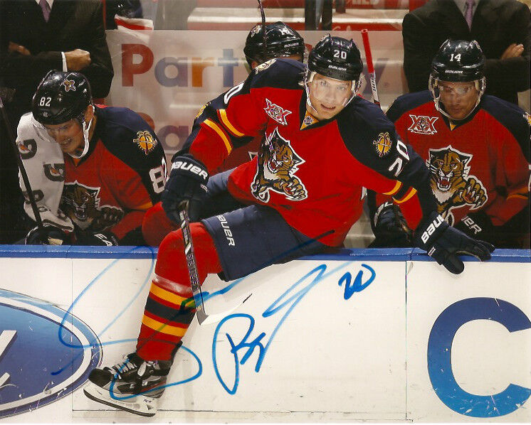 Florida Panthers Sean Bergenheim Signed Autographed 8x10 Photo Poster painting COA