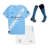 Manchester City Home Kids Soccer Jerseys Full Kit 2025/26