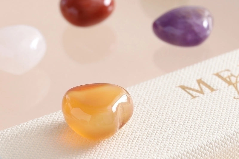 1 Piece Artificial Crystal Heart Shape