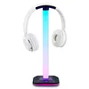 RGB Light Desktop Headphone Stand Anti Slip USB Support Over Ear Headset Holder
