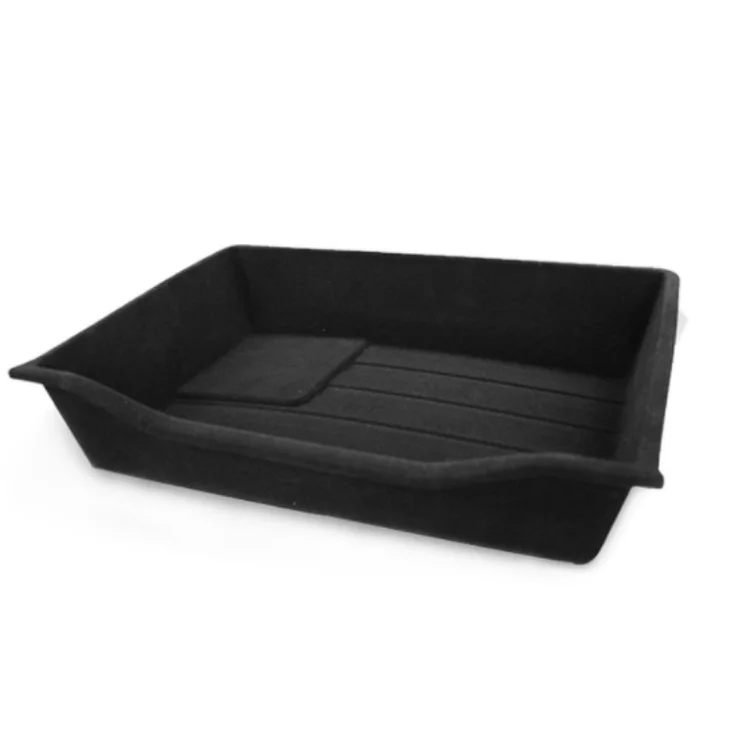 Car Organizer Under Co-pilot Passenger Seat Hidden Tray Storage Box For Tesla Model Y ITN Auto