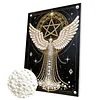 DIY Pearl Painting Angel for Home Wall Decor with Frame(30x40cm)