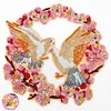 DIY Diamond Painting Wreath - Dove