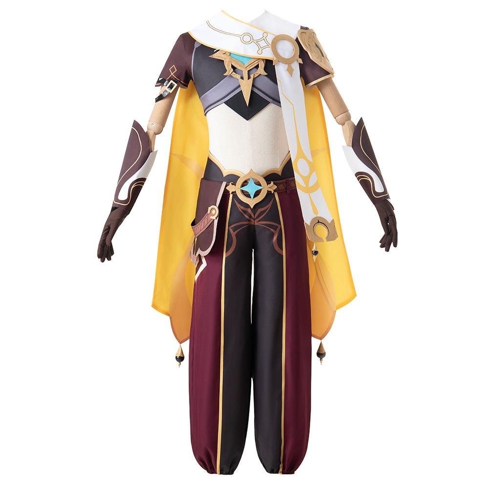 Genshin Impact Traveler Aether Outfits Halloween Carnival Suit Cosplay Costume