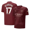 DE BRUYNE #17 Manchester City Third Away Soccer Jersey 2024/25