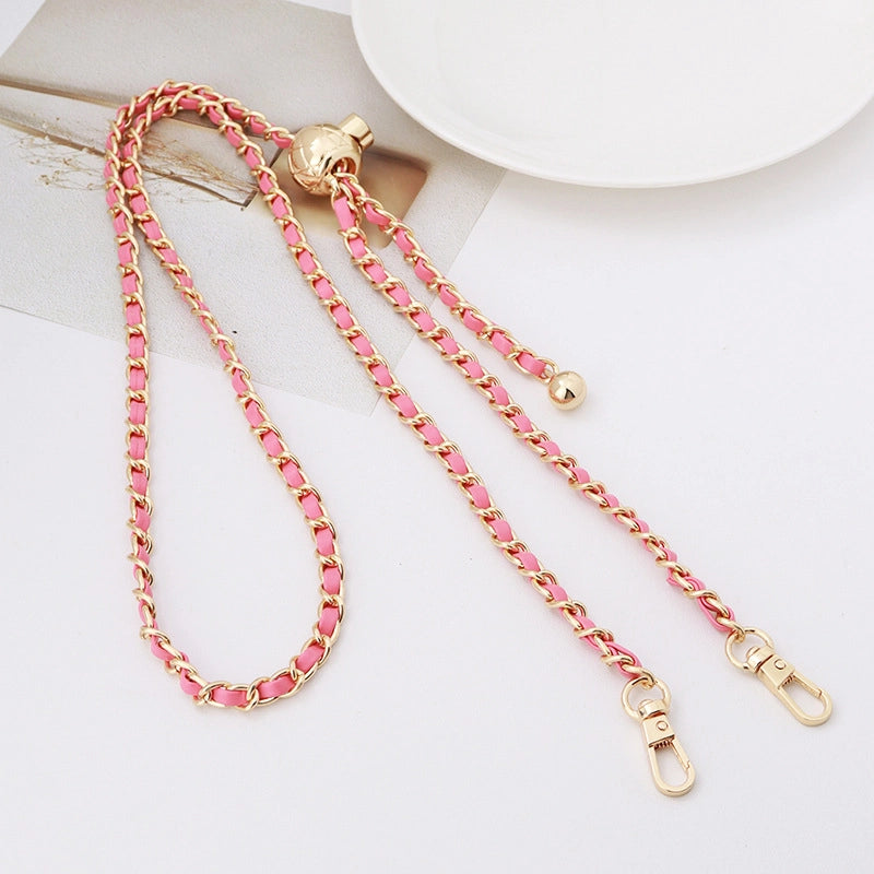 5 Pieces Alloy Solid Color Bag Chain Bag Straps