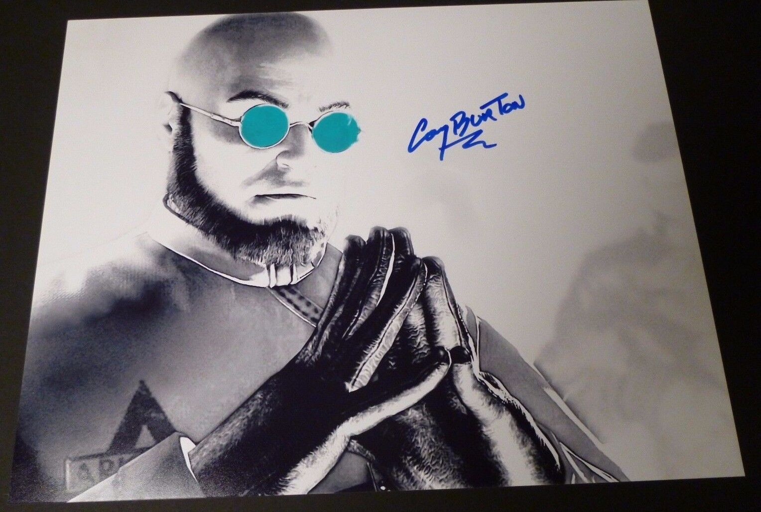 COREY BURTON Hand-Signed BATMAN ARKHAM CITY - HUGO STRANGE