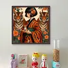【Limited Stock Sale】Girl And Tiger-11CT Stamped Cross Stitch 50*50cm tapestrymarket
