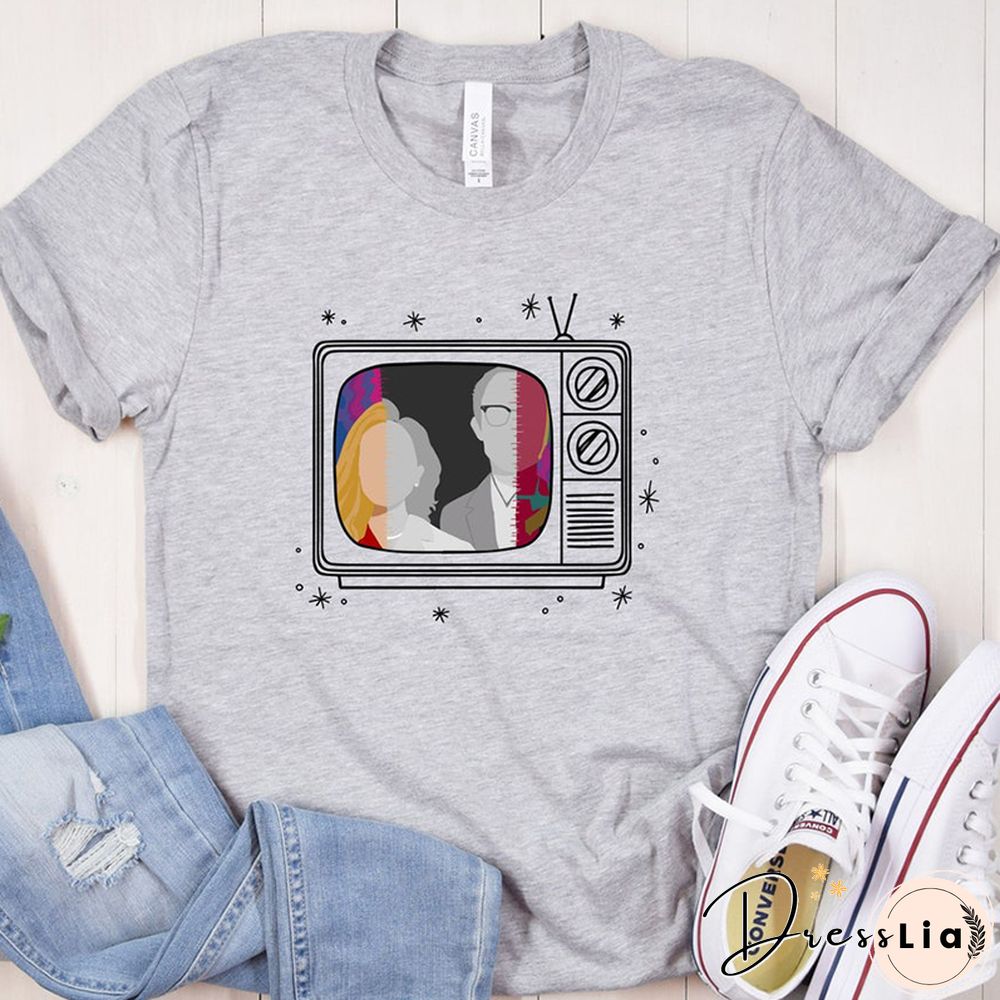 WandaVision Wanda Women Tshirt WandaAnd Vision Couple 1970s Retro Shirts Casual Tops
