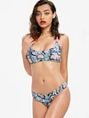 ZAFUL 2019 Hot New Arrival Sexy Bikinis Snakeskin Print High Leg Bikini Set Women Swimsuit Swimwear Wear on both sides Biquini
