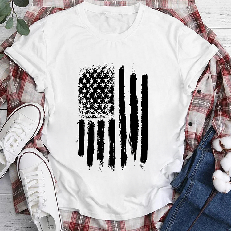 4th Of July Independence Day USA Flag T-shirt Tee