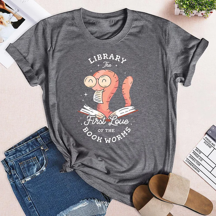 library Librarian,book worms T-Shirt-03710-Annaletters