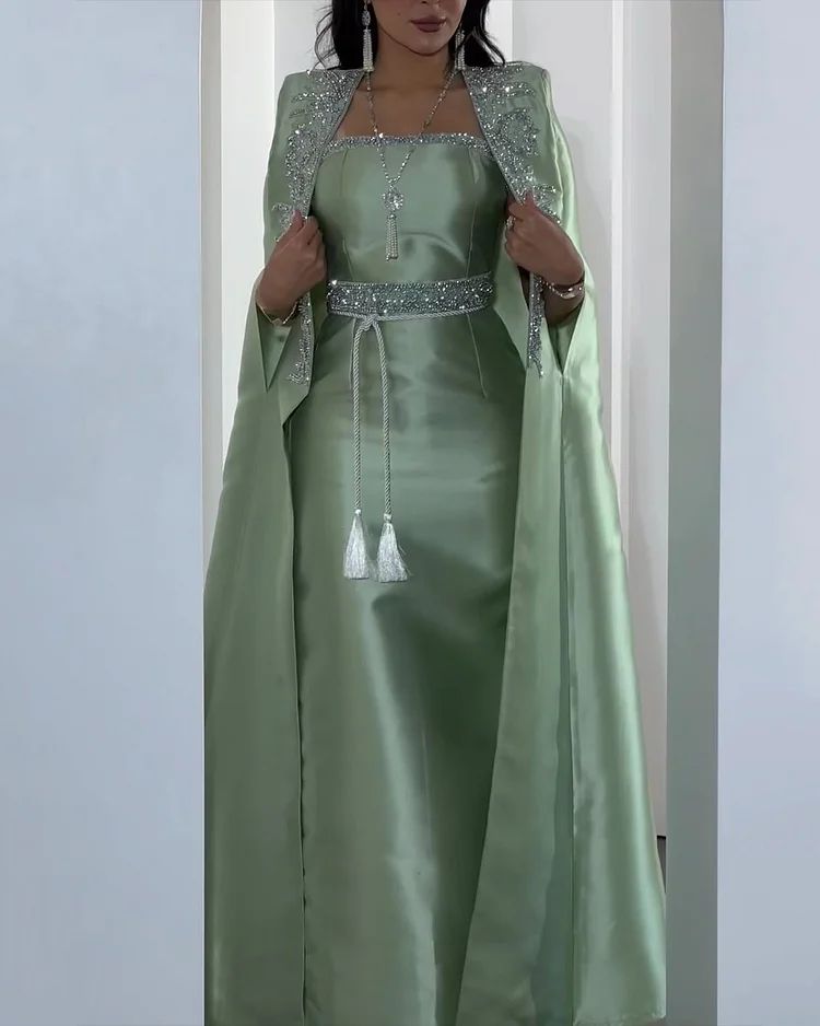 Women's Cardigan Shawl Sequin Dress