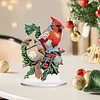 DIY Christmas Bird Santa Diamond Painting Ornaments