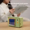 Retro Lyrics Bluetooth Speaker Desktop Clock Calendar Ornaments Intelligent Floating Dynamic Lyrics Wireless Bluetooth Speaker