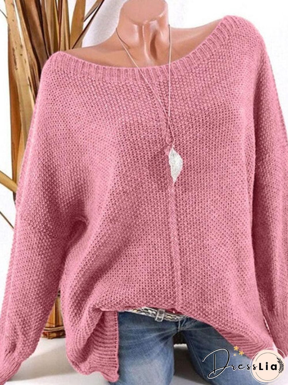 Soft Open Shoulder Sweater