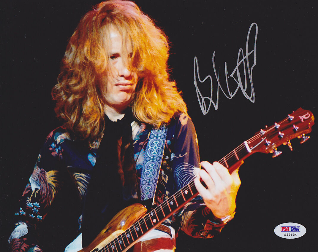 Brad Whitford SIGNED 8x10 Photo Poster painting Rhythm Guitarist Aerosmith PSA/DNA AUTOGRAPHED