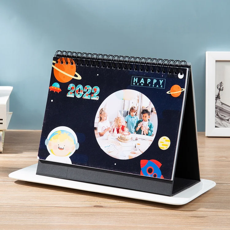 Photo Calendars Personalized 13 Pictures Planet Desk Calendars for Kids