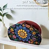 Bo&icirc;te de rangement en bois faite &agrave; la main pour la d&eacute;coration de bureau (mandala b)