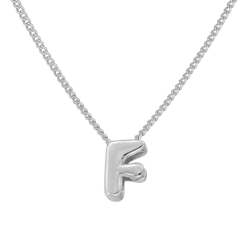 Copper 18K Gold Plated Letter Necklace