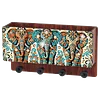Bo&icirc;tier de rangement en diamant pour peinture en diamant mont&eacute; au mur en forme d&rsquo;&eacute;l&eacute;phant avec crochet