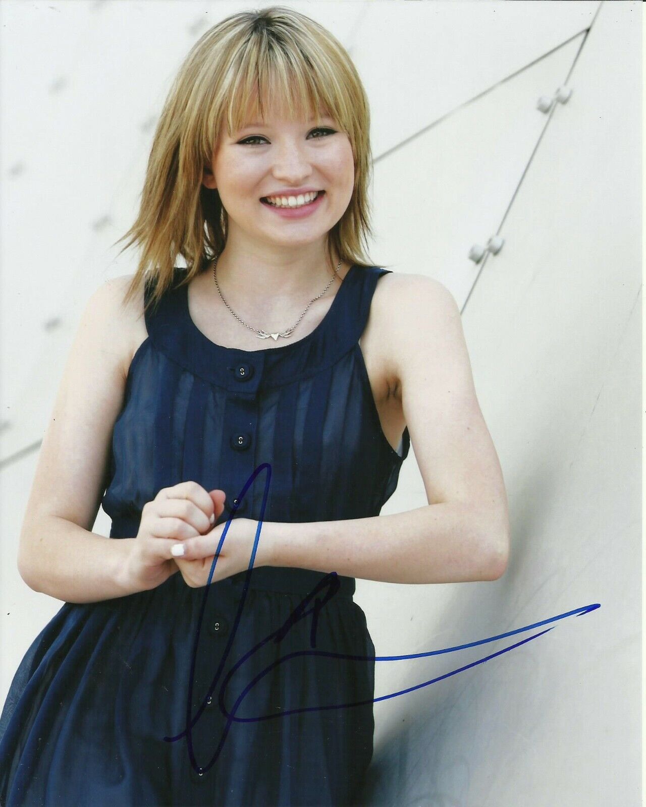 EMILY BROWNING SIGNED SEXY Photo Poster painting UACC REG 242