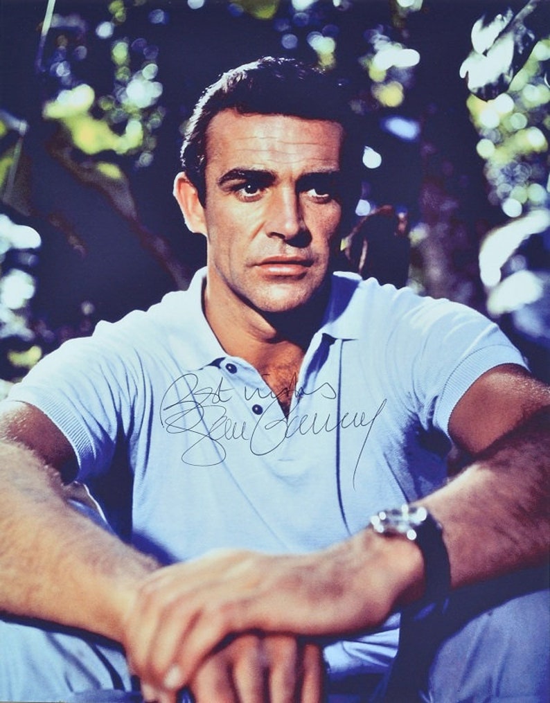 SEAN CONNERY SIGNED Autographed Photo Poster painting 007 James Bond Dr. No Never Say Never You Only Live Twice Diamonds Are Forever wcoa