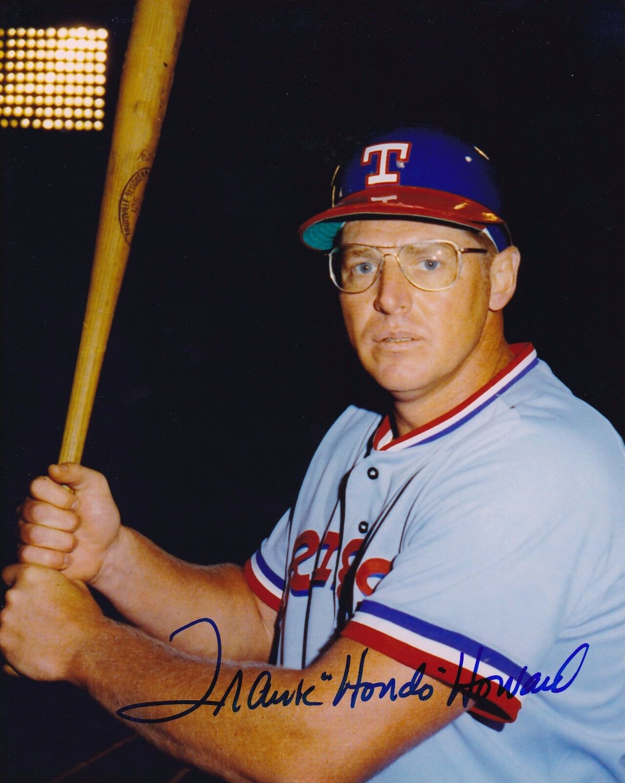 Frank Howard Autographed 8x10 Texas Rangers#4
