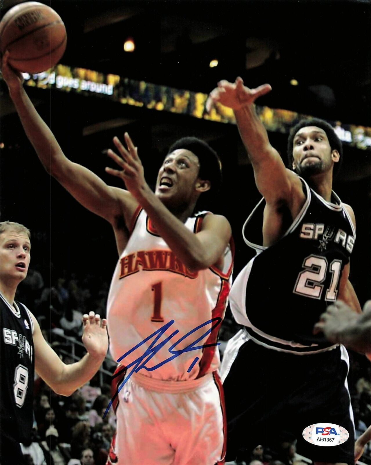 Josh Childress signed 8x10 Photo Poster painting PSA/DNA Atlanta Hawks Autographed