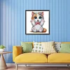 Diamond Painting-DIY Crystal Rhinestone Surprised Kitty