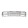 Garage-Pro Grille Assembly Compatible With 1994-1999 Chevrolet C1500, 1994-1999 Chevrolet C1500 Suburban Chrome Shell with Painted Black Insert, Plastic