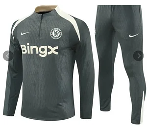 2025/2026 Chelsea long sleeve training kit (army green)