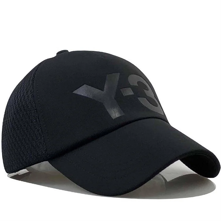 Y3 Y-3 Hollow Pressing Mark Mesh Stretch Sports Cap Mens and Womens Casual Hats Outdoor Sunshade Baseball Cap