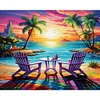 Diamond Painting-DIY Full Round Drill Beach(40*50CM)